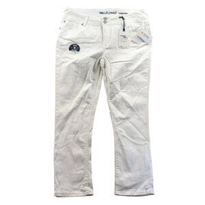 NWT Wallflower Women Jeans Size 15 White Denim Luscious Curvy Fit Stretch Casual